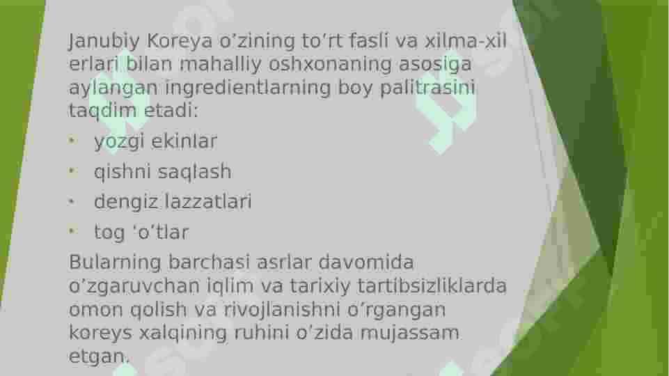 Koreys oshxonasi 4