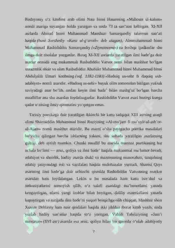 Lirik asarlardagi badiiy san’at turlarini sharhli oʻrganish usullari 7