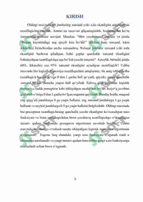 LOGISTIK REGRESSIYA 3