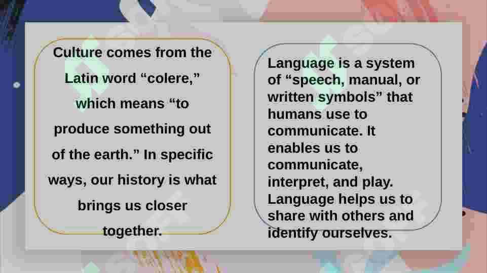 Language and Culture | Presintation 3