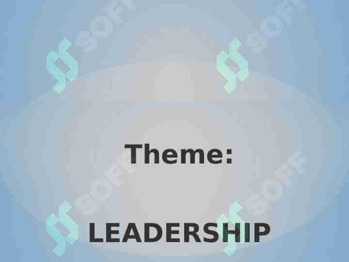 Leadership