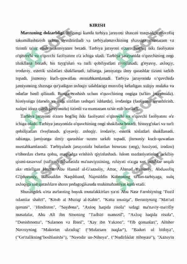 TARBIYAVIY JARAYONDA G'OYAVIY SIYOSIY AXLOQIY TARBIYANI TASHKIL ETISH 2