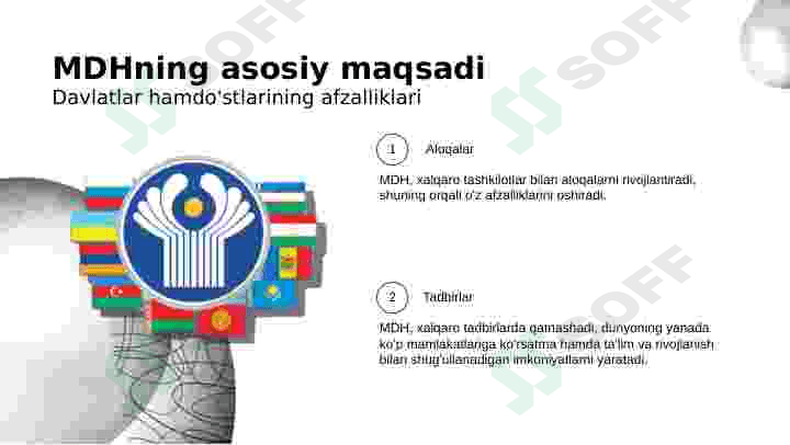 Mustaqil Davlatlar Hamdo'stligi (MDH) Tuzilishi va Uning Faoliyati 4