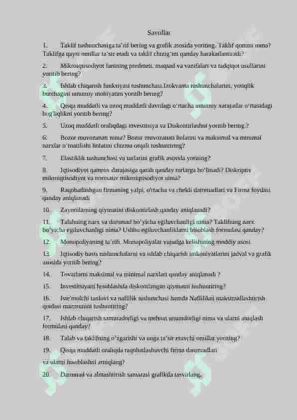 MIKROIQTISODIYOT 2