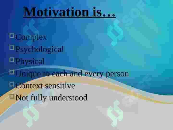 Motivation 4