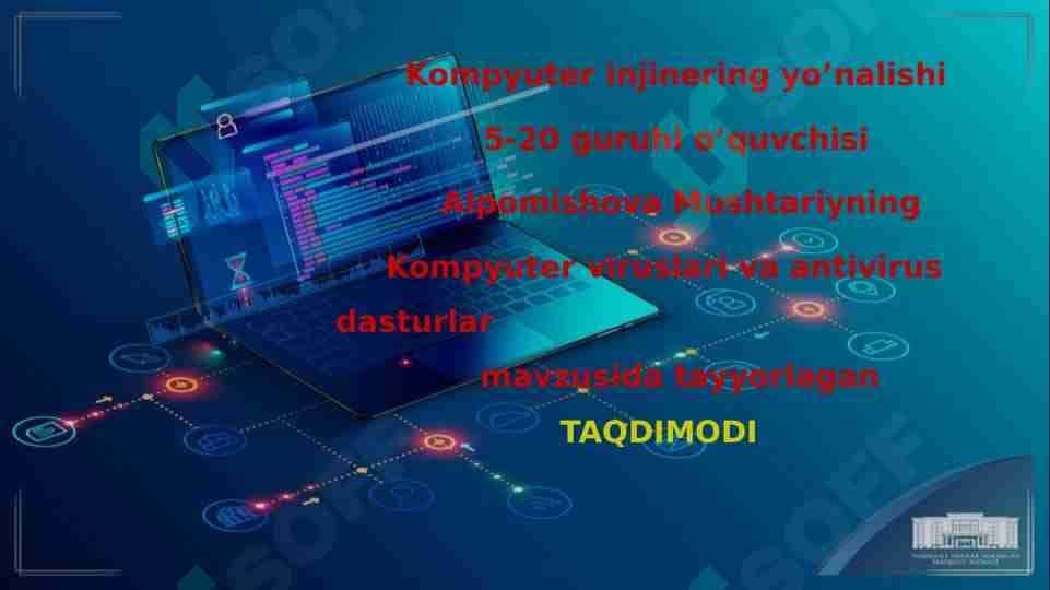 Kompyuter viruslari va antivirus dasturlar