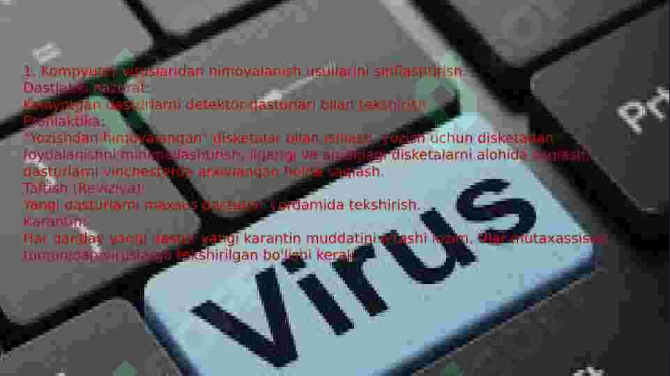 Kompyuter viruslari va antivirus dasturlar 3