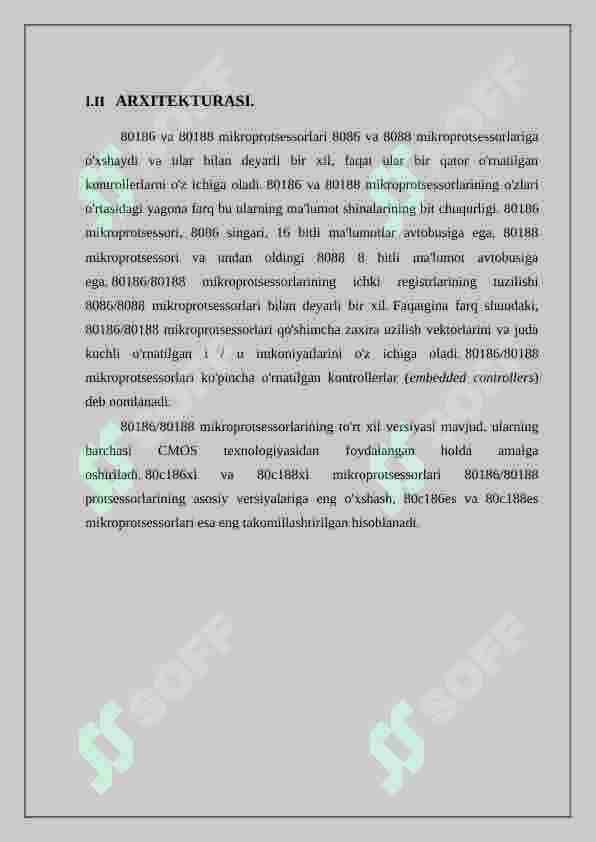 INTEL 80186 MIKROPROTSESSORI 6