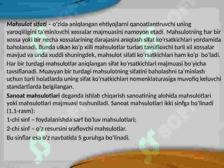 Mahsulot sifati 7