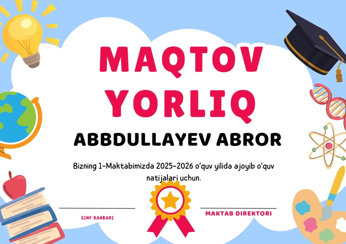 maqtov yorliq 1