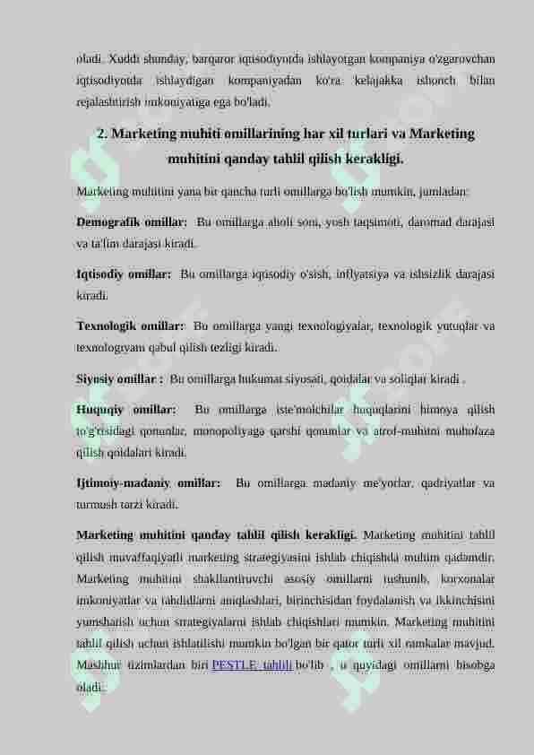 Marketing muhiti 3