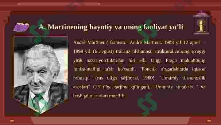 Martine aksiomasining leksik va semantik tuzilishi. 5