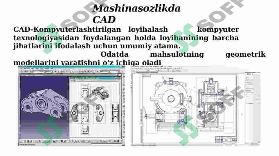 Mashinasozlikda CAD/CAM/CAE 3