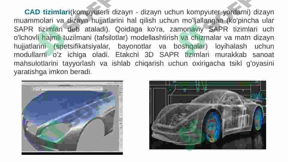 Mashinasozlikda CAD/CAM/CAE 4