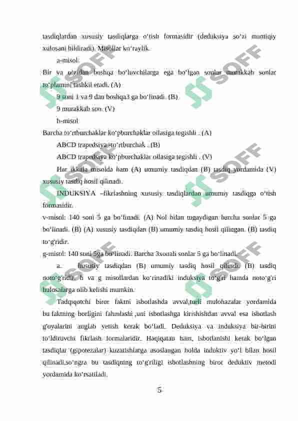 Matematik induksiya metodi 5