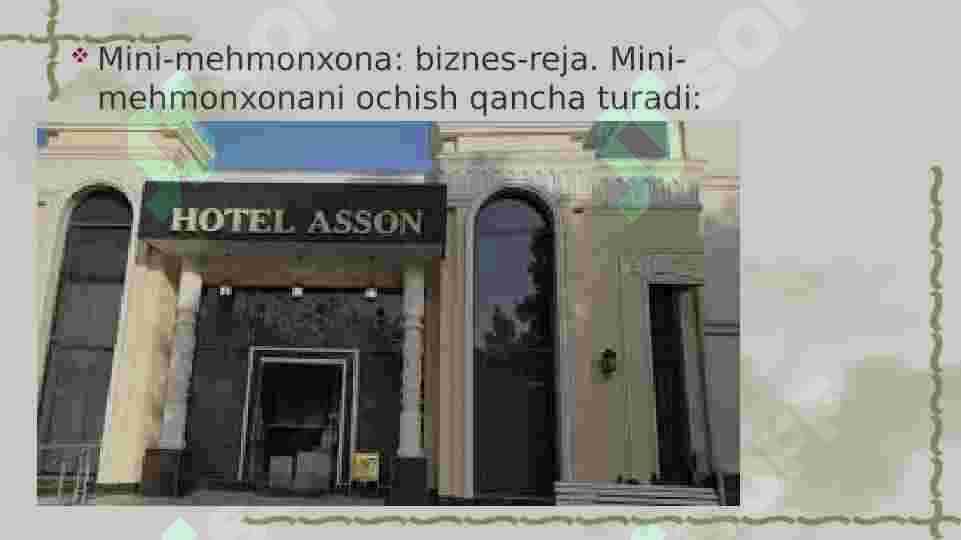 Mehmonhona loyihasi 2