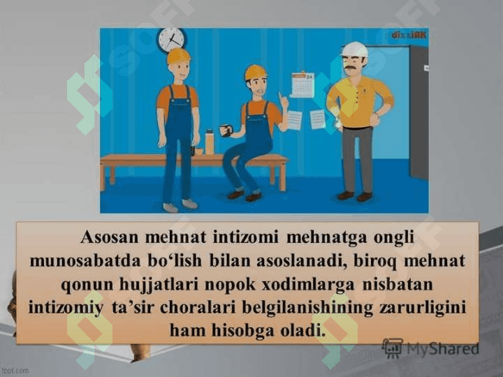 Mehnatga haq to'lash va intizom 8
