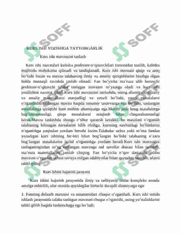 Metod tushunchasi. Uning turlari tasnifi o’quvchilar bilimini o’zlashtirish samaradorligini aniqlash metodlari 2