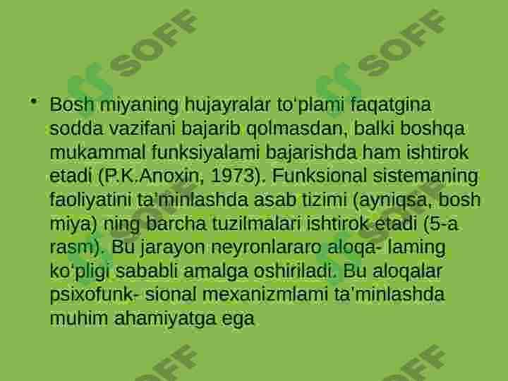 Miya va ruhiy jarayonlar 2