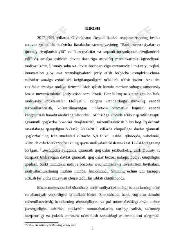 Moliya tizimini isloh qilishda innovatsiyalardan foydalanish. 3