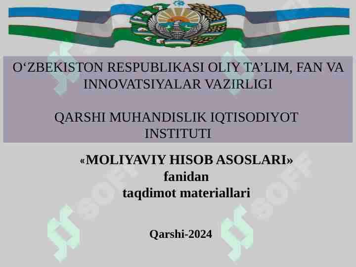 Molyaviy natijalar hisobi