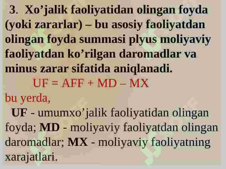 Molyaviy natijalar hisobi 7
