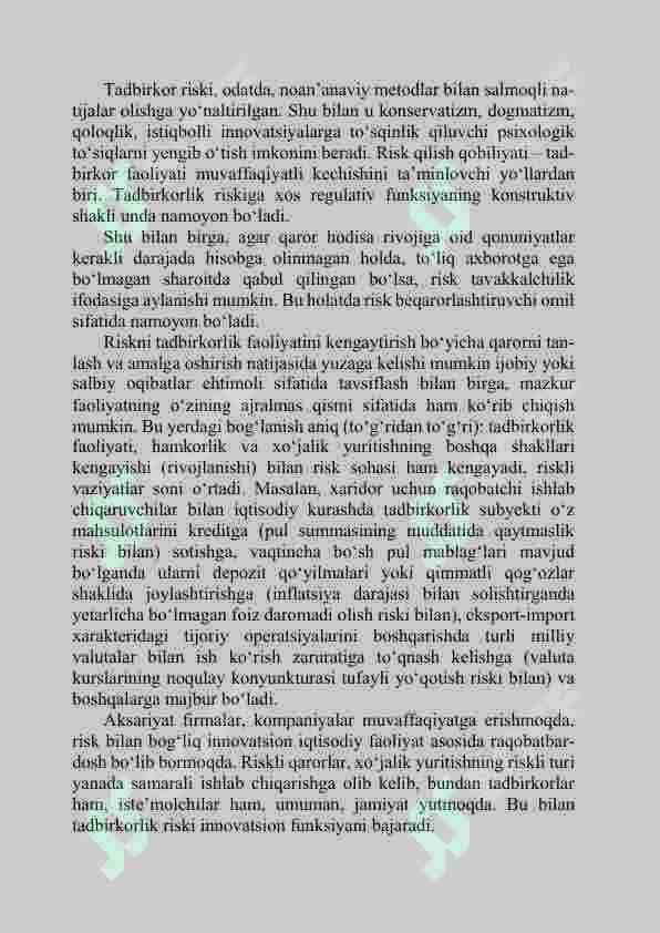 MOLIYAVIY RISKLARNING MAZMUN-MOHIYATI VA TASNIFLANISHI 5