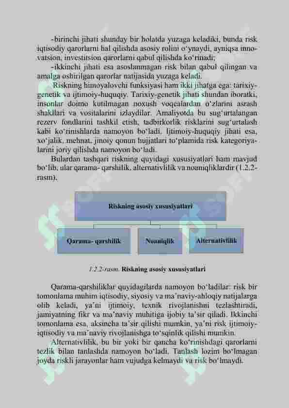 MOLIYAVIY RISKLARNING MAZMUN-MOHIYATI VA TASNIFLANISHI 8