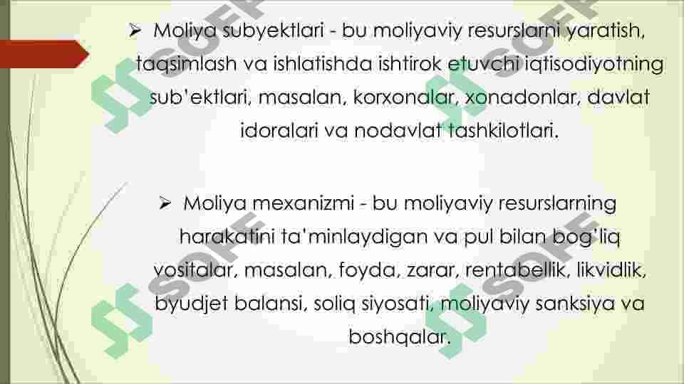 Moliyaviy tizim funksiyalari 4
