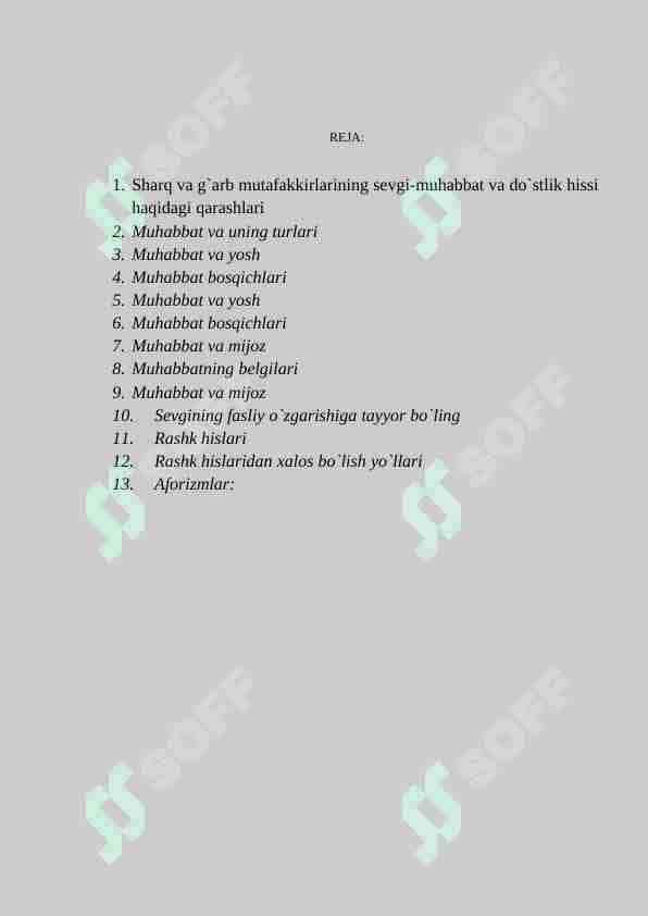 Muhabbat psixologiyasi