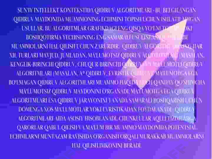 Sun'iy intellektda izlash algoritmi 3