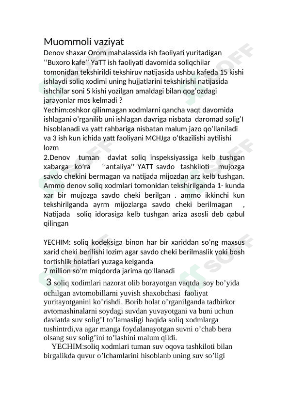 Muommoli   vaziyat 1