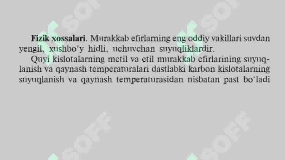 Oddiy va murakkab efirlar 6