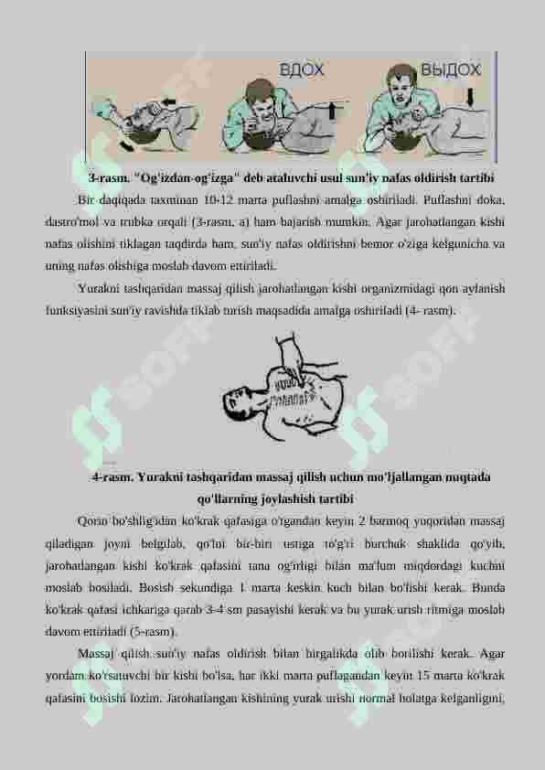 Elektr tokidan yoki boshqa jarohatlardan zararlanganlarga birinchi yordam ko‘rsatish. 5