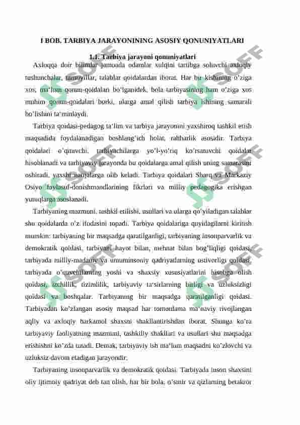 Tarbiyaviy jarayonda g'oyaviy siyosiy axloqiy tarbiyani tashkil etishi 6