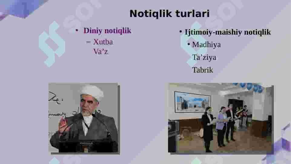 Notiqlik turlari 3
