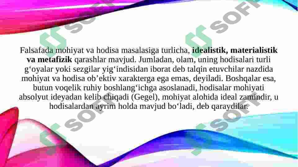 Falsafa tarixida estetik qarashlar evolutsiyasi 2