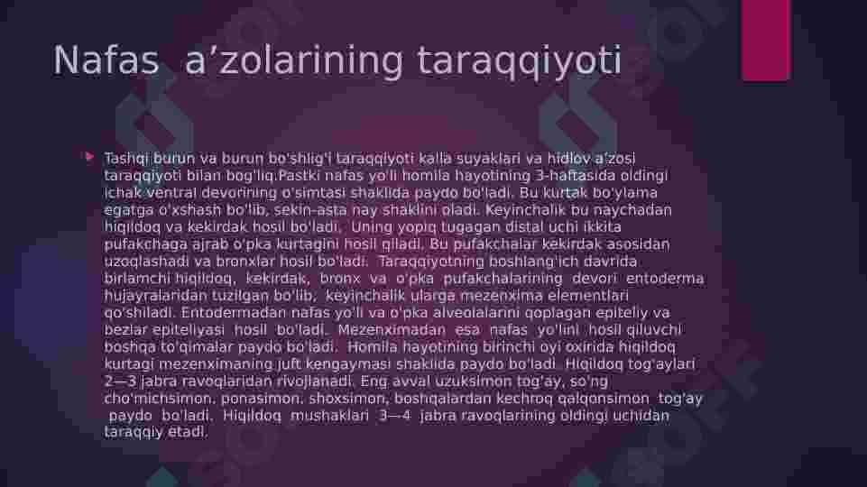 Nafas olish tizimi 5