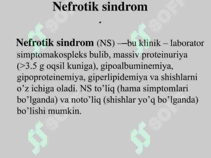 Nefrotik sindrom 2