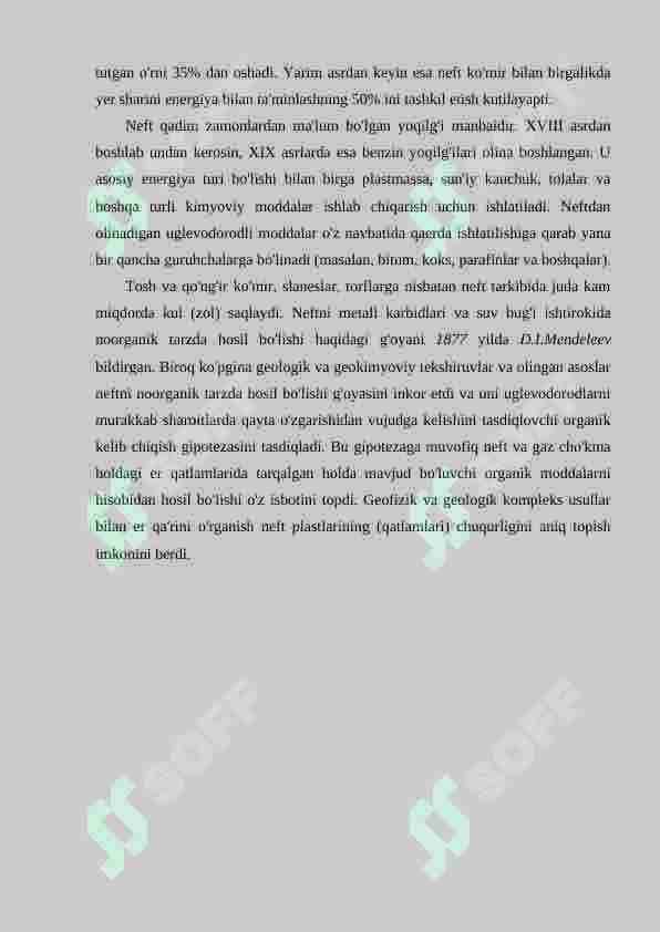 Neft. Neft kimyosi 5