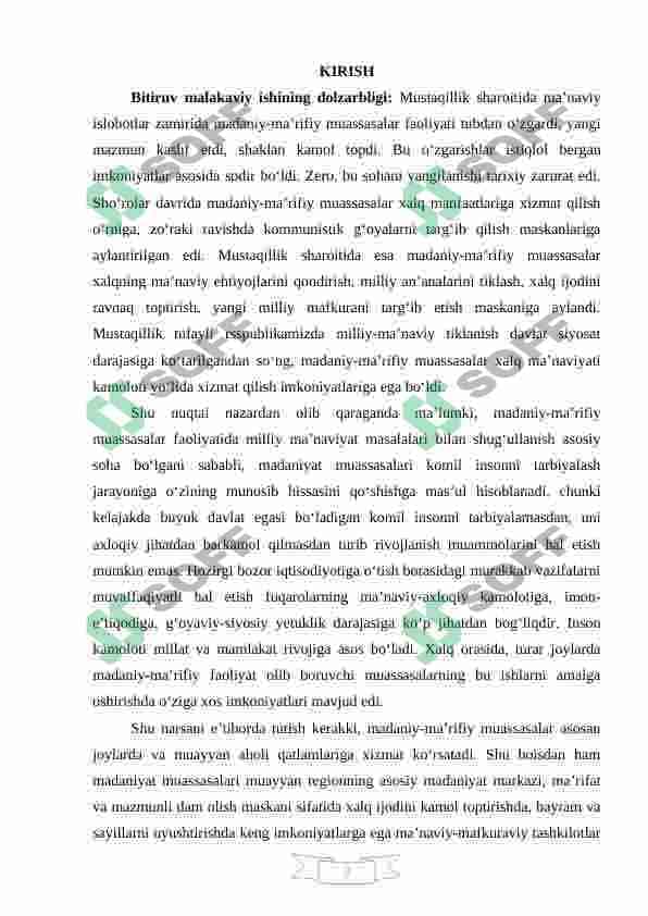 YANGI  O’ZBEKITONDA  MADANIYAT  VA  ISTIROHAT BOG’LARI  BOSHQARUVIDA  INNOVATSION  ISLOHOTLAR JARAYONI 3
