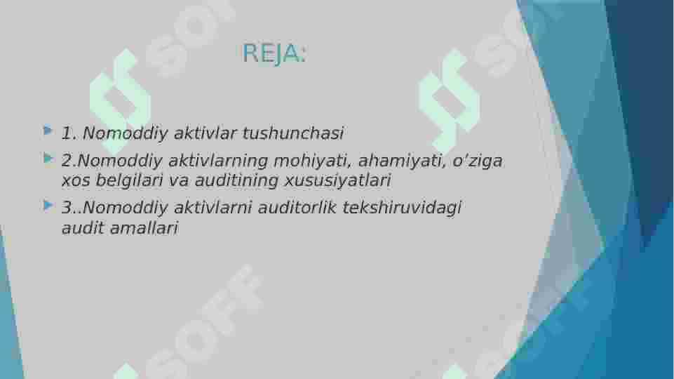 Nomoddiy aktivlar 2