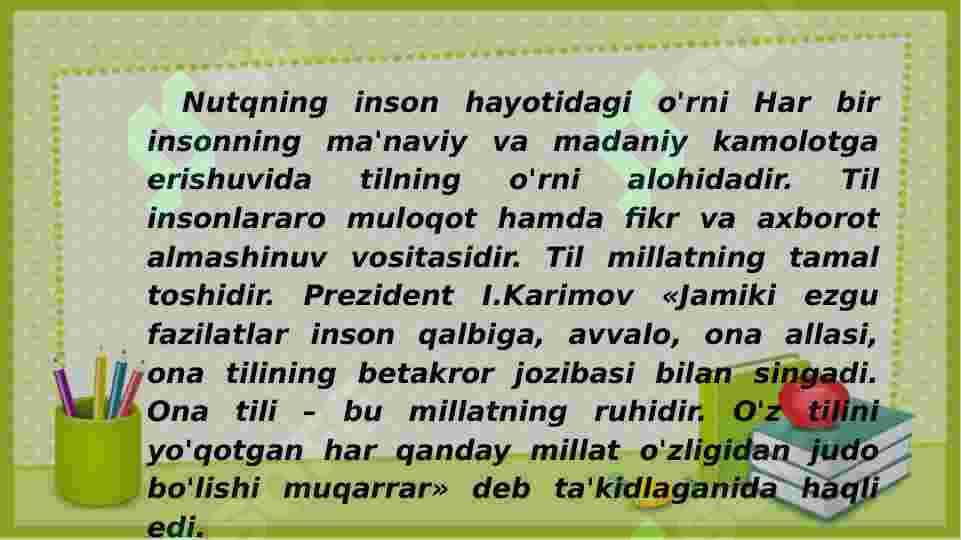 Nutq texnikasi va notiqlik madaniyati 3