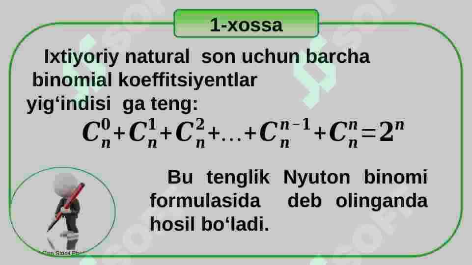 Nyuton binomi 8