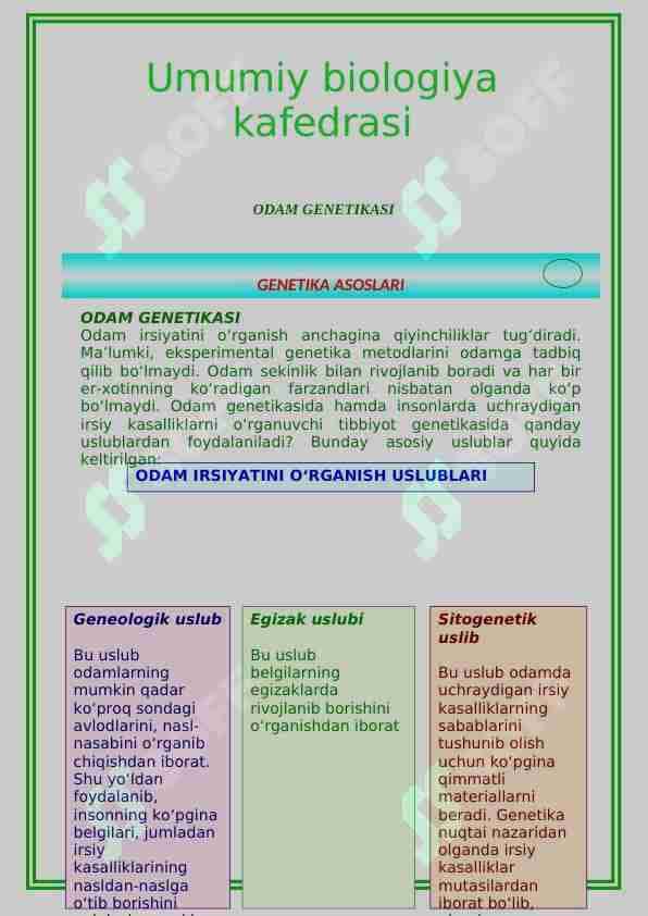 ODAM GENETIKASI