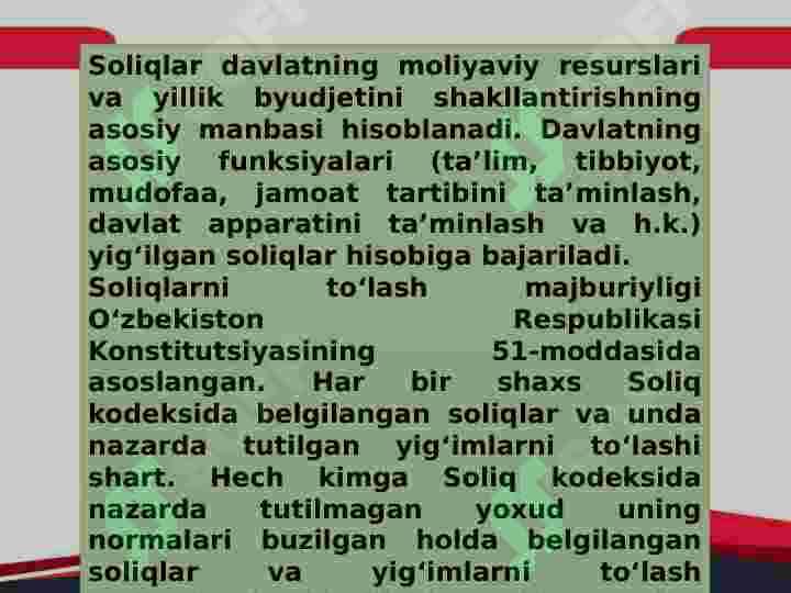 O’zbekiston Respublikasi soliq tizimi 4