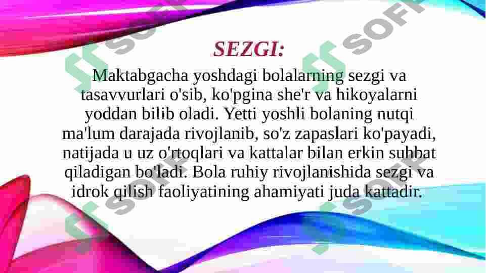 Maktabgacha ta'lim davrining o'ziga xos xususiyatlari 4