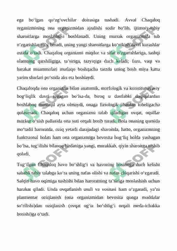Ontogenezning ilk bosqichlarida insonning psixik rivojlanishiga xos xususiyatlar (REFERAT) 3