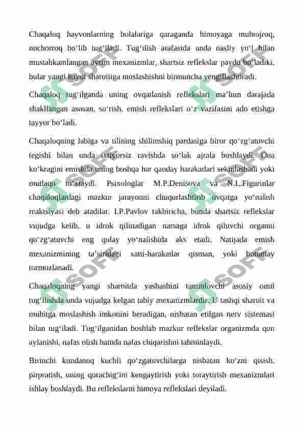 Ontogenezning ilk bosqichlarida insonning psixik rivojlanishiga xos xususiyatlar (REFERAT) 4