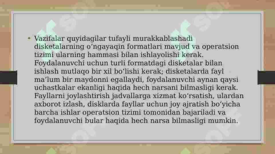 Operatsion tizimlar 3